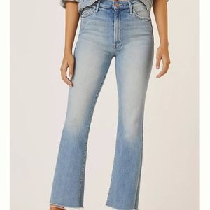 FLASH Women's MOTHER THE HUSTLER ANKLE FRAYED JEANS